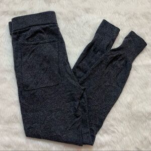 Johnny Was Maya Cashmere Joggers Cuffed Sweater Sweat Pants Gray Size XS